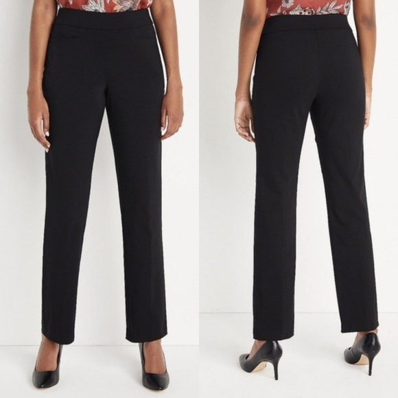Maurices Pants - Maurices NEW Women's L Classic Black Mid Rise Bengaline Dress Trousers Pants